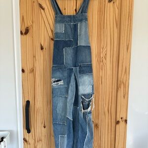 Free people Denim Overalls with Size Tag - Blue